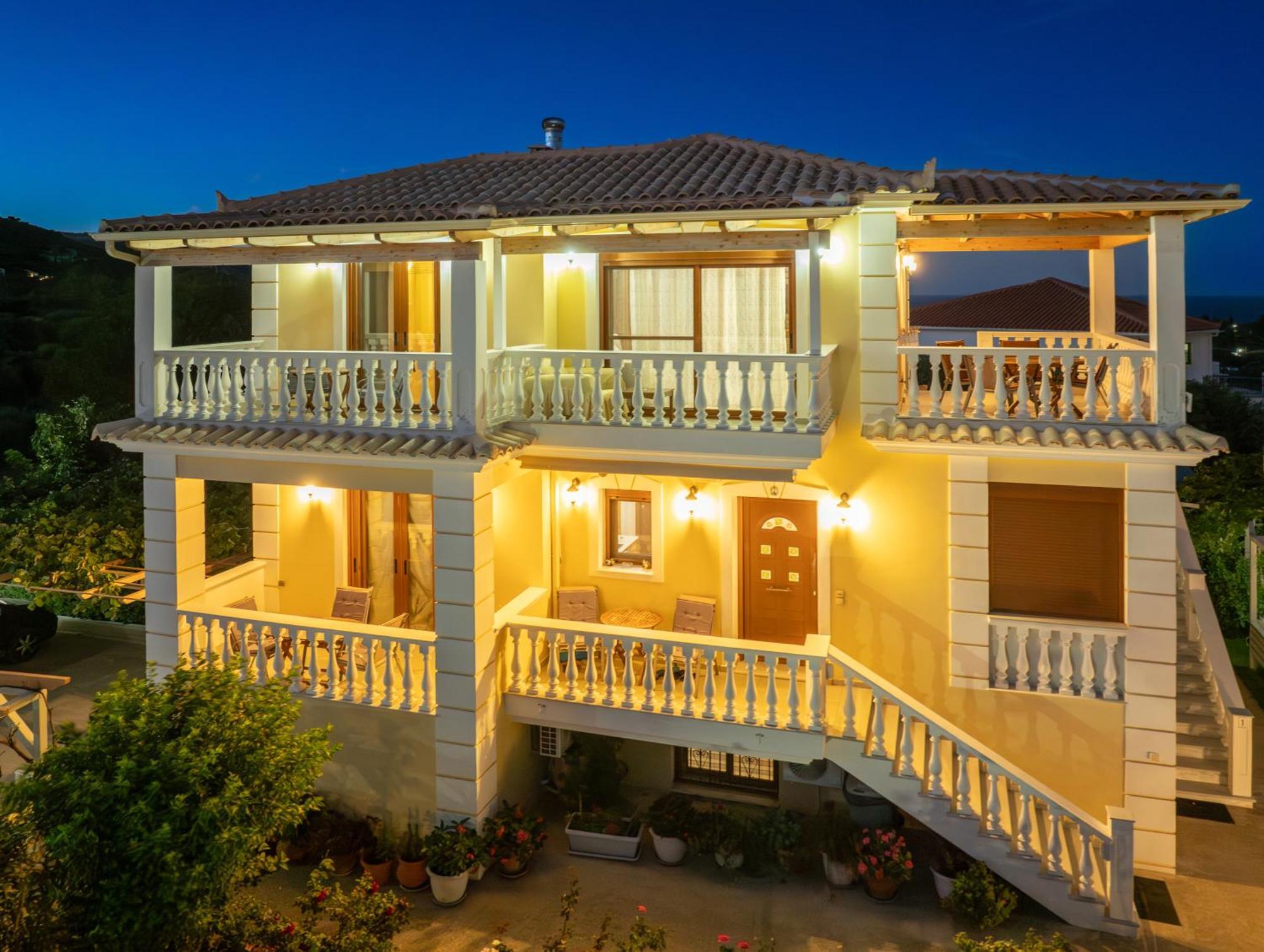 Villa Alonia Skala  Экстерьер фото